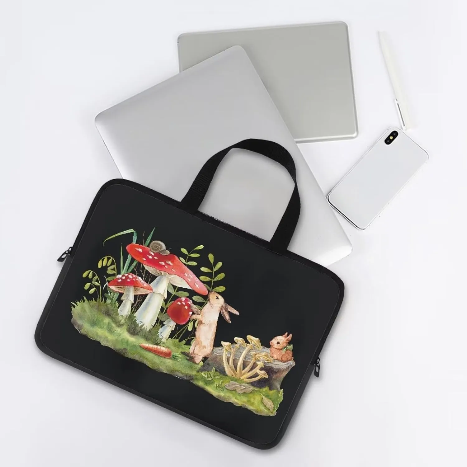 Uasibuni Laptop Sleeve Case with Handle for 14/15.6/ 17In Laptop,Laptop Case Cover Cute Laptop Bag for Women Men
