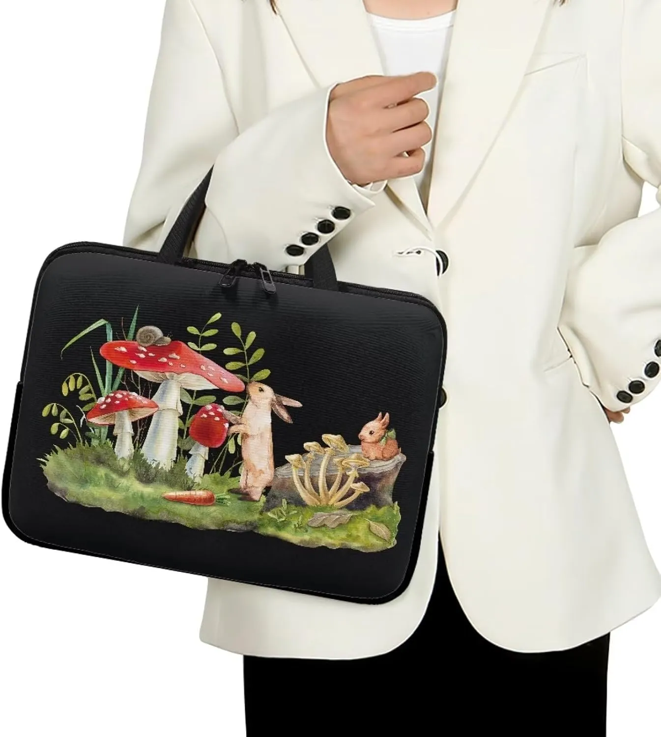 Uasibuni Laptop Sleeve Case with Handle for 14/15.6/ 17In Laptop,Laptop Case Cover Cute Laptop Bag for Women Men