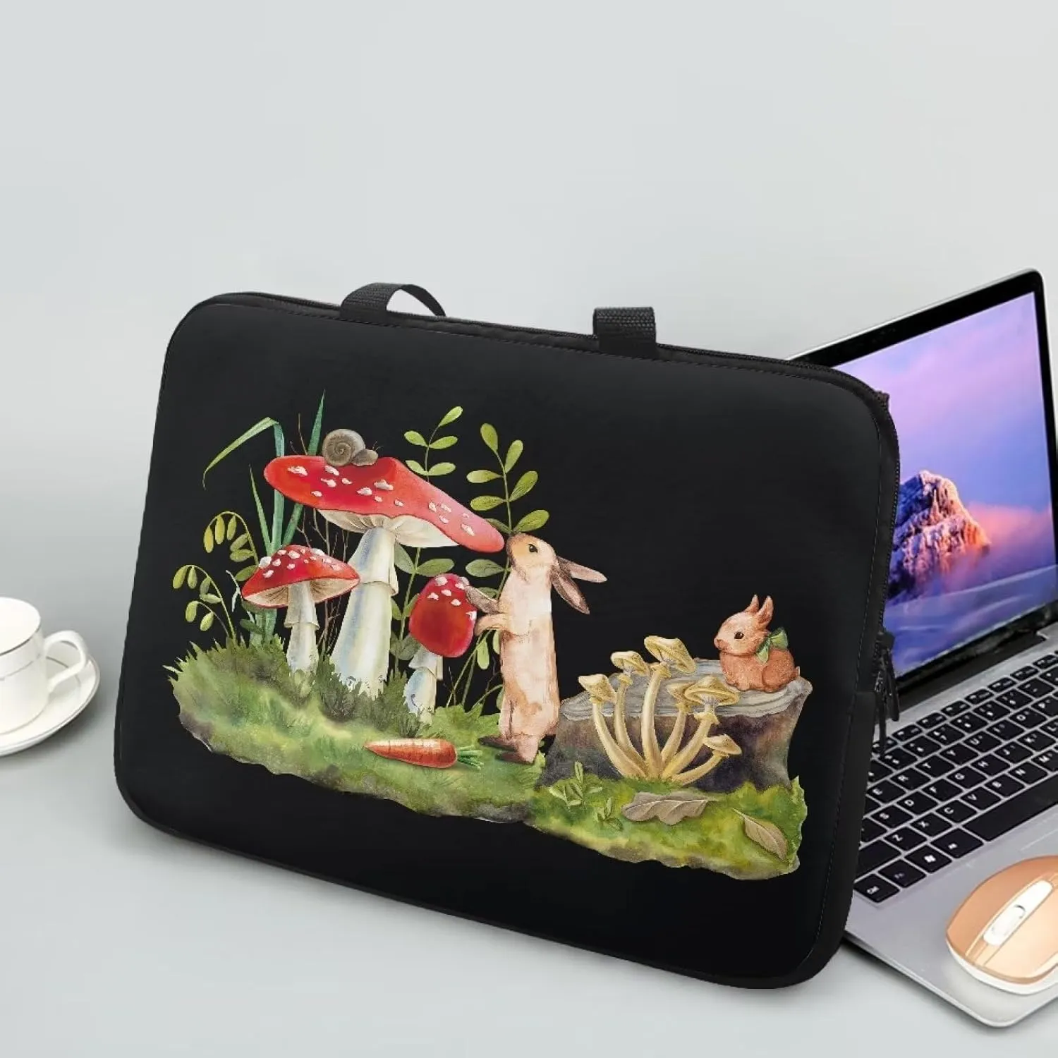Uasibuni Laptop Sleeve Case with Handle for 14/15.6/ 17In Laptop,Laptop Case Cover Cute Laptop Bag for Women Men