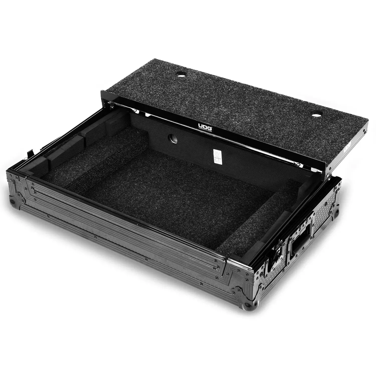 UDG Ultimate Flight Case Pioneer DJ DDJ-REV5 Black Plus (Laptop Shelf)