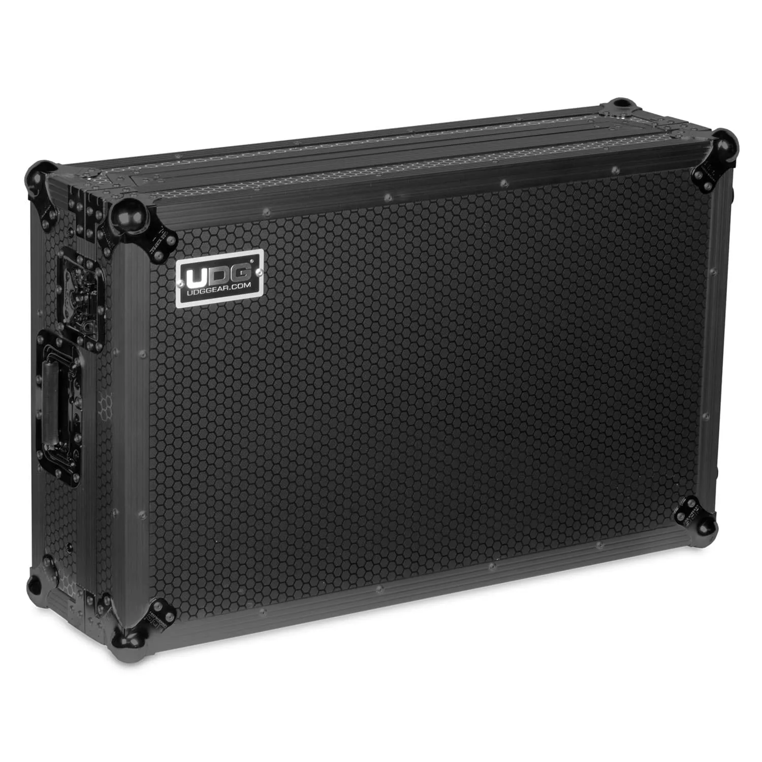 UDG Ultimate Flight Case Pioneer DJ DDJ-REV7 Black Plus (Laptop Shelf   Wheels)