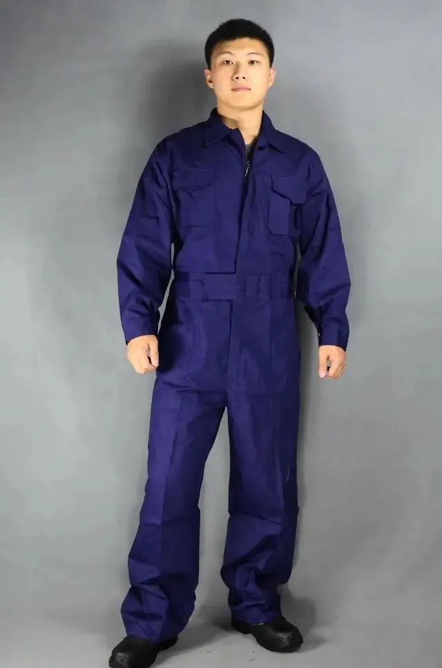 Unisex Cotton Work Jumpsuit Coverall, Auto Repair, Mechanic Uniform, Big Size Romper, Men/Women Overall Costume