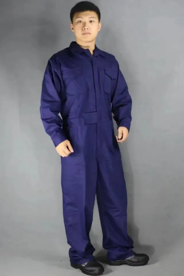 Unisex Cotton Work Jumpsuit Coverall, Auto Repair, Mechanic Uniform, Big Size Romper, Men/Women Overall Costume