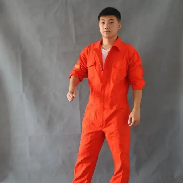 Unisex Cotton Work Jumpsuit Coverall, Auto Repair, Mechanic Uniform, Big Size Romper, Men/Women Overall Costume
