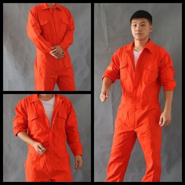 Unisex Cotton Work Jumpsuit Coverall, Auto Repair, Mechanic Uniform, Big Size Romper, Men/Women Overall Costume