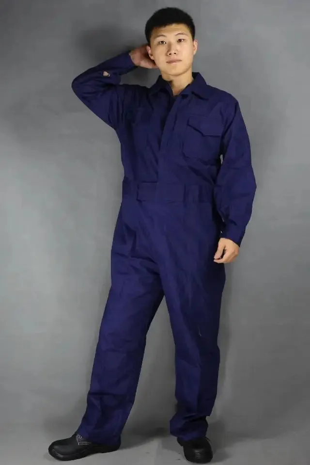 Unisex Cotton Work Jumpsuit Coverall, Auto Repair, Mechanic Uniform, Big Size Romper, Men/Women Overall Costume