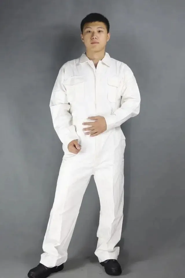 Unisex Cotton Work Jumpsuit Coverall, Auto Repair, Mechanic Uniform, Big Size Romper, Men/Women Overall Costume
