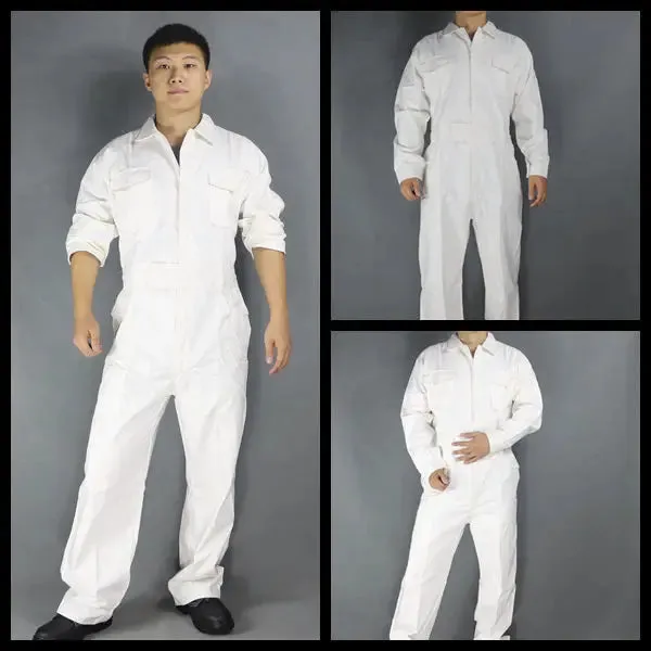 Unisex Cotton Work Jumpsuit Coverall, Auto Repair, Mechanic Uniform, Big Size Romper, Men/Women Overall Costume