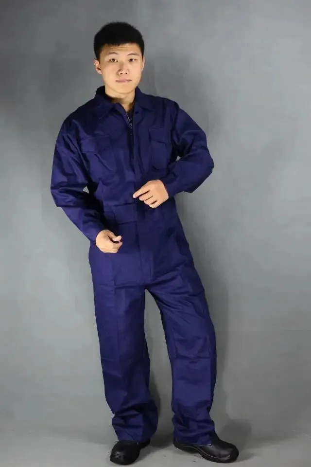 Unisex Cotton Work Jumpsuit Coverall, Auto Repair, Mechanic Uniform, Big Size Romper, Men/Women Overall Costume