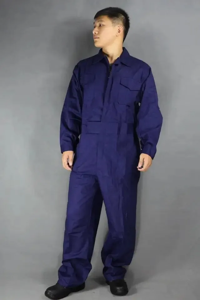 Unisex Cotton Work Jumpsuit Coverall, Auto Repair, Mechanic Uniform, Big Size Romper, Men/Women Overall Costume
