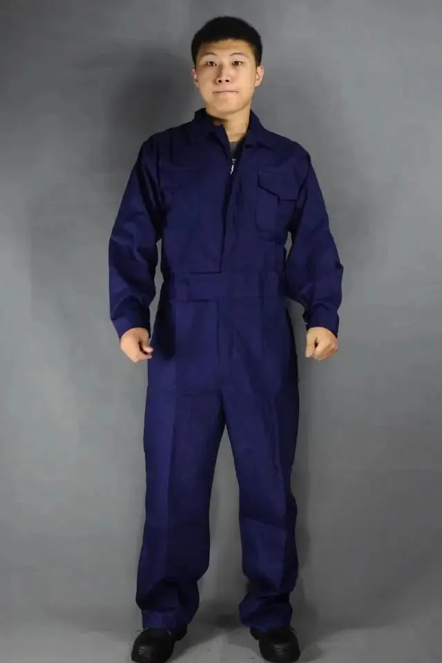 Unisex Cotton Work Jumpsuit Coverall, Auto Repair, Mechanic Uniform, Big Size Romper, Men/Women Overall Costume
