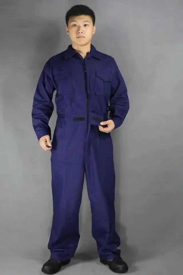 Unisex Cotton Work Jumpsuit Coverall, Auto Repair, Mechanic Uniform, Big Size Romper, Men/Women Overall Costume