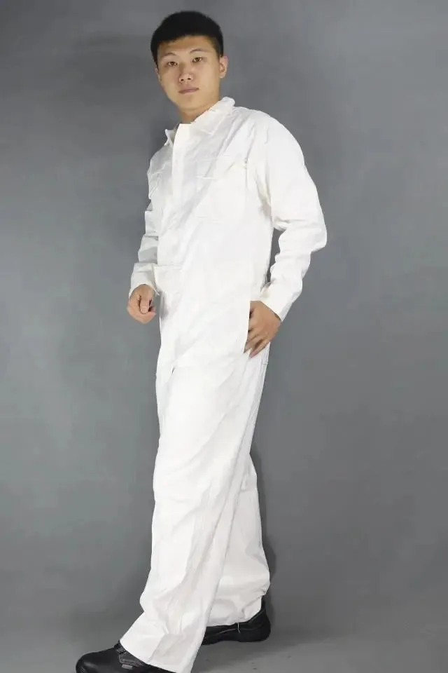 Unisex Cotton Work Jumpsuit Coverall, Auto Repair, Mechanic Uniform, Big Size Romper, Men/Women Overall Costume