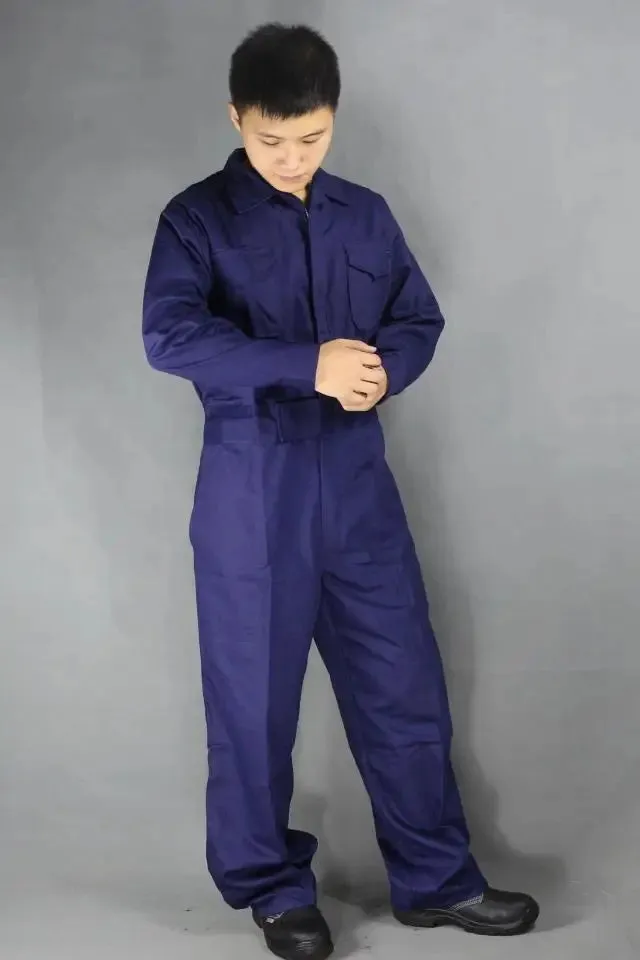 Unisex Cotton Work Jumpsuit Coverall, Auto Repair, Mechanic Uniform, Big Size Romper, Men/Women Overall Costume
