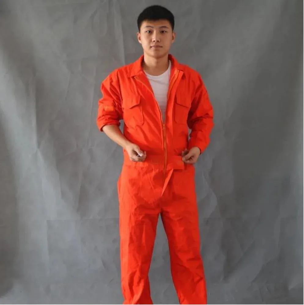 Unisex Cotton Work Jumpsuit Coverall, Auto Repair, Mechanic Uniform, Big Size Romper, Men/Women Overall Costume