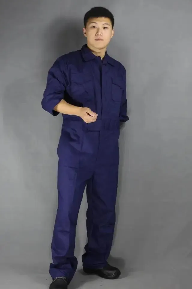 Unisex Cotton Work Jumpsuit Coverall, Auto Repair, Mechanic Uniform, Big Size Romper, Men/Women Overall Costume