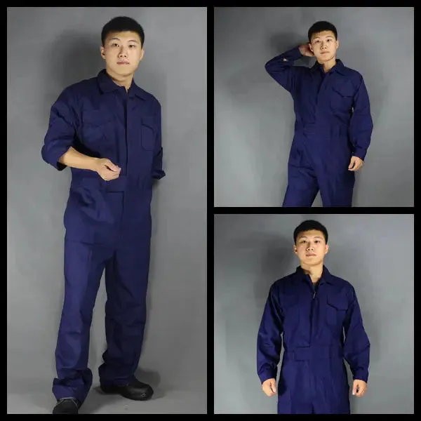 Unisex Cotton Work Jumpsuit Coverall, Auto Repair, Mechanic Uniform, Big Size Romper, Men/Women Overall Costume