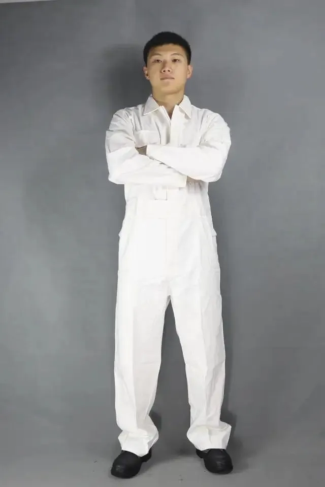 Unisex Cotton Work Jumpsuit Coverall, Auto Repair, Mechanic Uniform, Big Size Romper, Men/Women Overall Costume