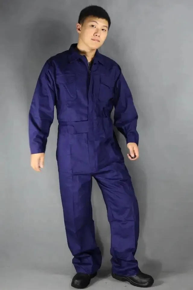 Unisex Cotton Work Jumpsuit Coverall, Auto Repair, Mechanic Uniform, Big Size Romper, Men/Women Overall Costume