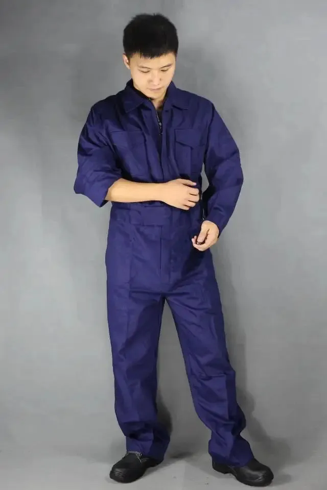 Unisex Cotton Work Jumpsuit Coverall, Auto Repair, Mechanic Uniform, Big Size Romper, Men/Women Overall Costume