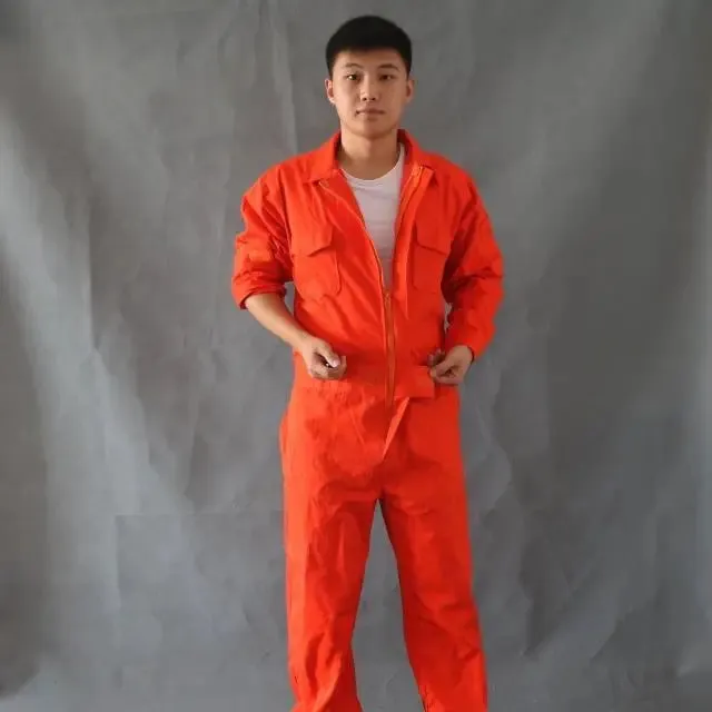 Unisex Cotton Work Jumpsuit Coverall, Auto Repair, Mechanic Uniform, Big Size Romper, Men/Women Overall Costume
