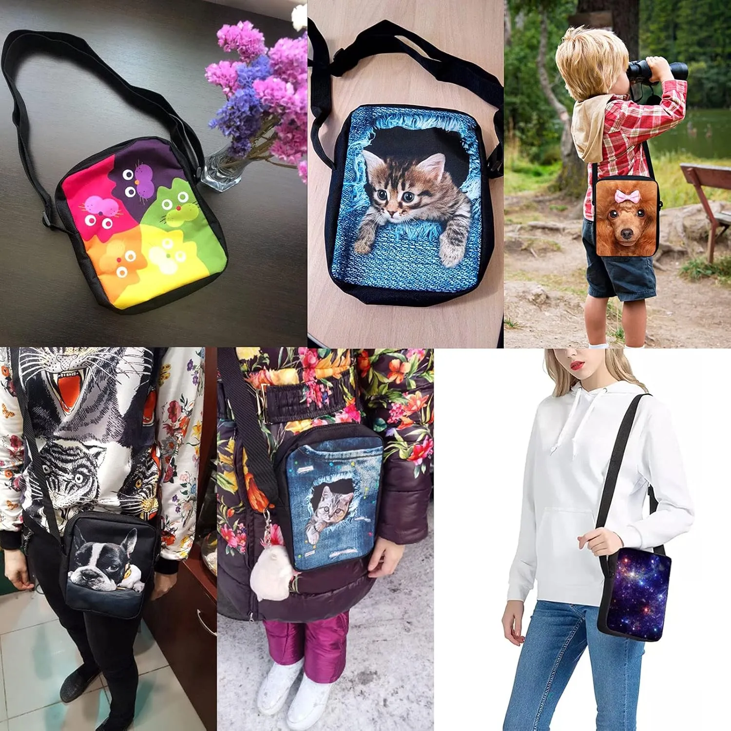 Upetstory Small Crossbody Bags for Women Men Girls Boys
