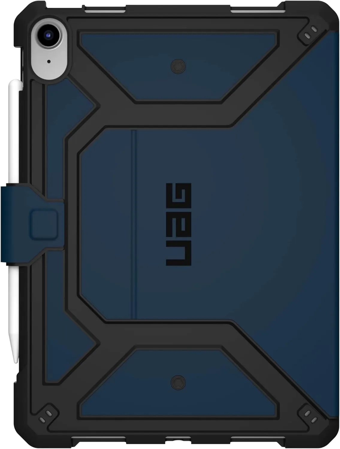 URBAN ARMOR GEAR UAG Designed for iPad 11" A16 11th Gen 2025, 10.9" 10th Gen 2022 Case A3354 A3355 A2696 Rugged Protective Folio Cover w/Adjustable Stand & Pencil Holder, Metropolis SE Blue Mallard