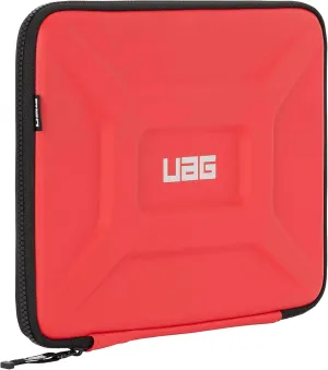 URBAN ARMOR GEAR UAG Medium Sleeve for 11-13-inch Devices Rugged Tactile Grip Weatherproof Protective Slim Secure Laptop/Tablet Sleeve, Magma