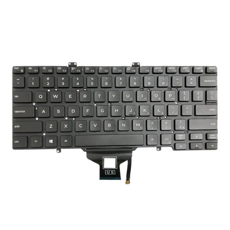 US Version Backlight Keyboard, For Dell Latitude 7400 / E7400 / L3400 / 5400, For Dell Vostro 5310 / 5320