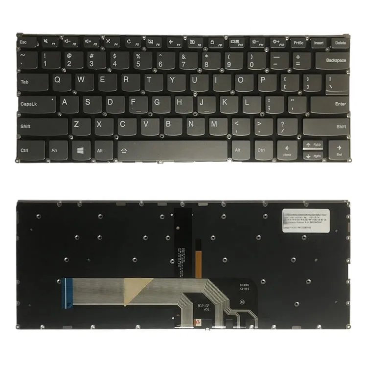 US Version Keyboard with Backlight for Lenovo Yoga 730-13IKB 730-13IWL 730-15IKB 730-15IWL 530-14 530-14IKB FLEX6-14, For Lenovo Yoga 730-13IKB
