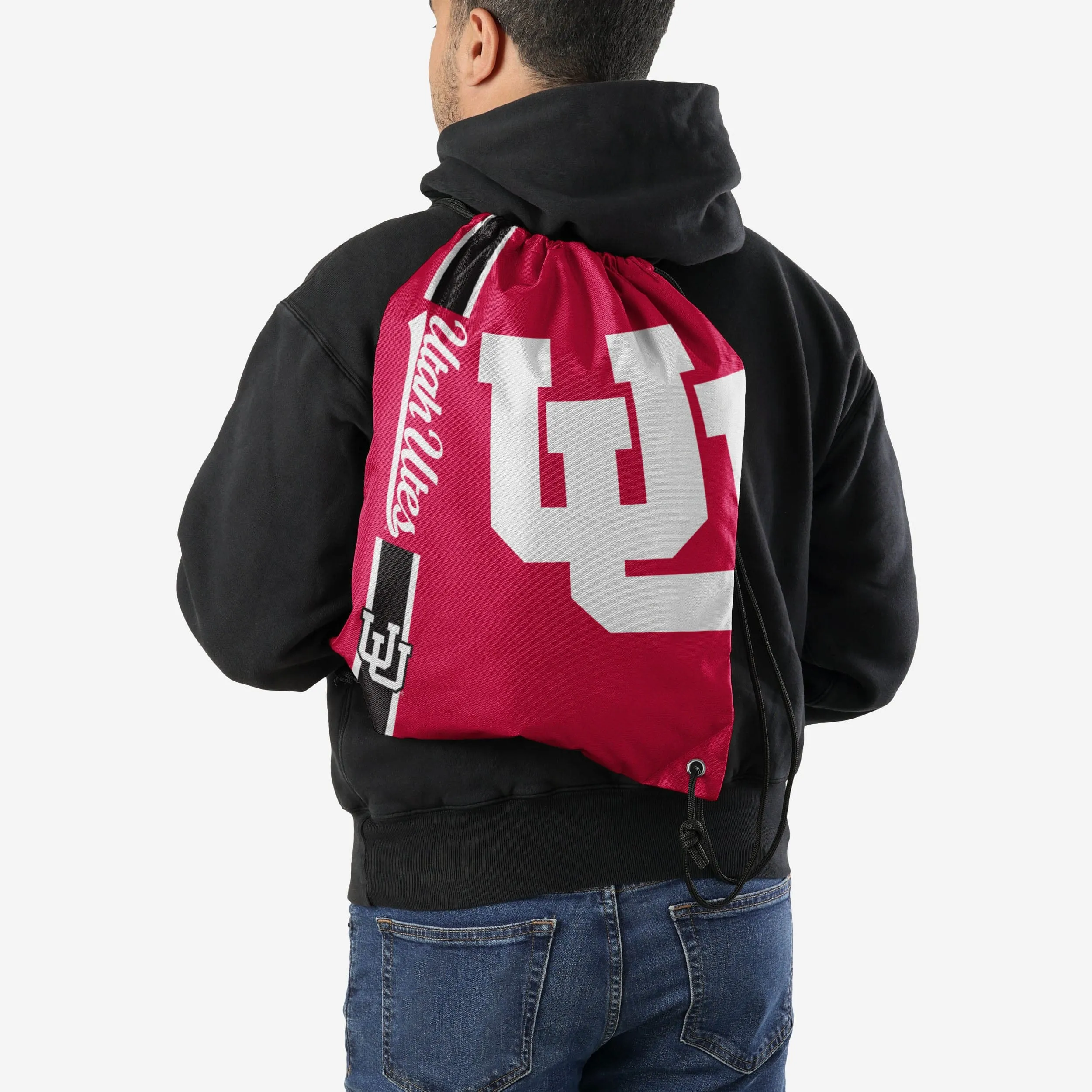 Utah Utes Big Logo Drawstring Backpack
