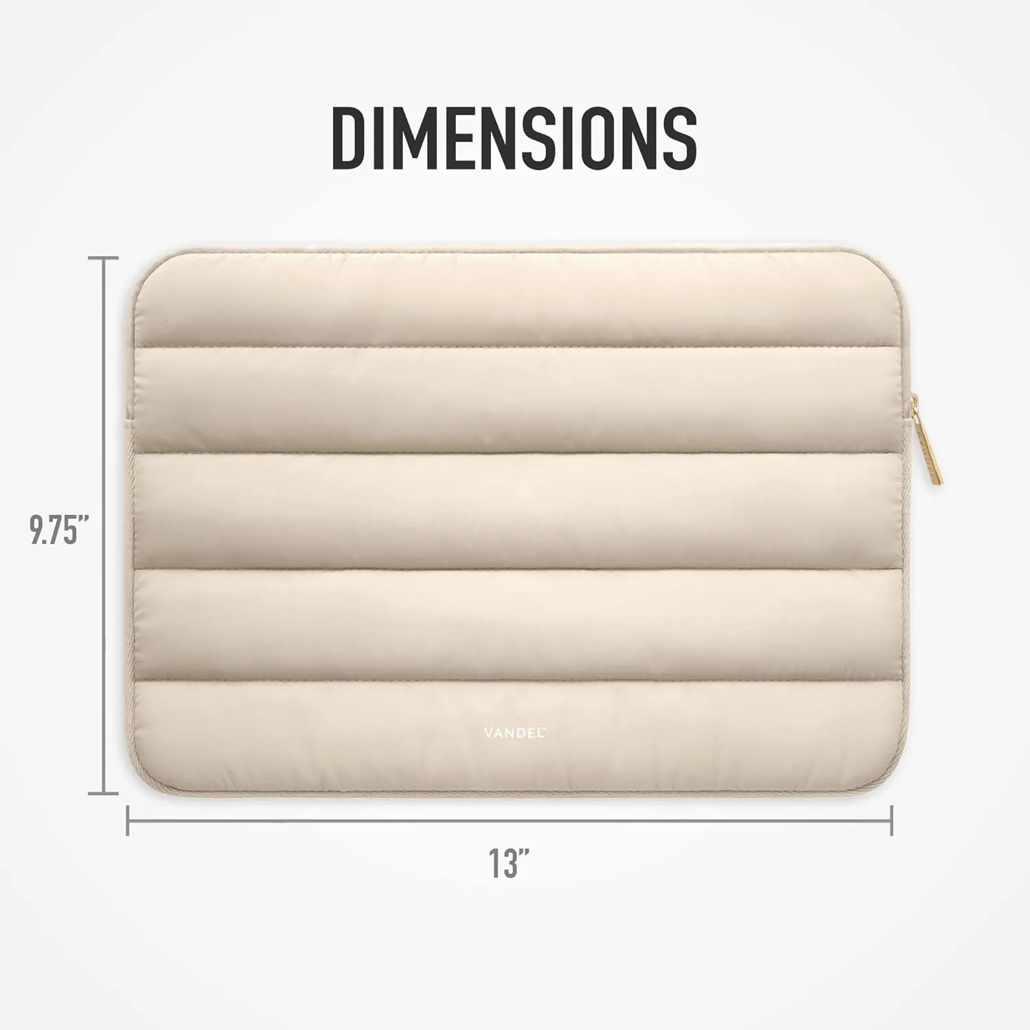 VANDEL The Original Puffy Laptop Sleeve Case, 13-14 inch Laptop Sleeve Bag, Laptop Case 13.3 Inch, Compatible with MacBook Air/Pro 13 / Pro 14, iPad Pro 12.9, HP Dell ASUS, Computer Bag Cover