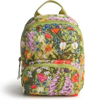 Vera Bradley Premium Cotton Mini Banbury Backpack, Meadow Bouquet
