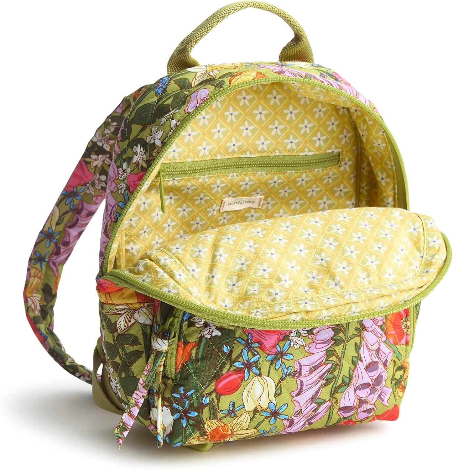 Vera Bradley Premium Cotton Mini Banbury Backpack, Meadow Bouquet