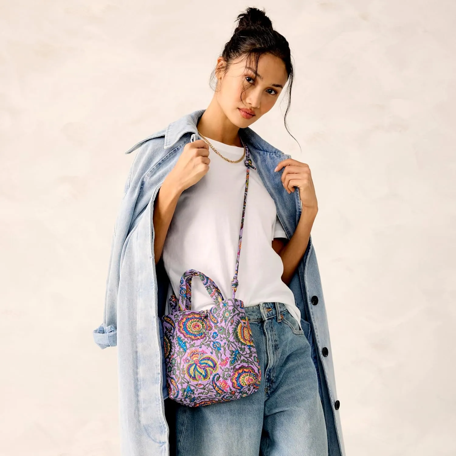 Vera Bradley Premium Cotton Mini Original Tote