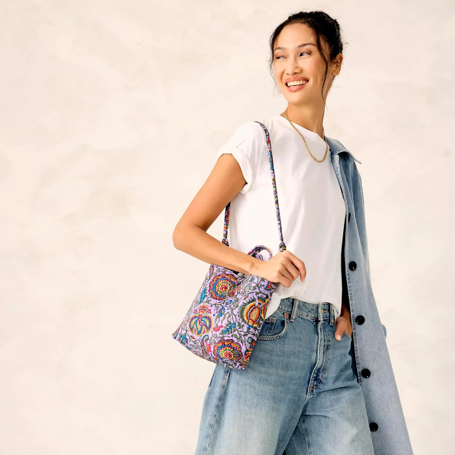 Vera Bradley Premium Cotton Mini Original Tote