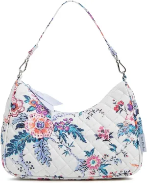 Vera Bradley Women's Cotton Frannie Mini Crescent Crossbody Purse