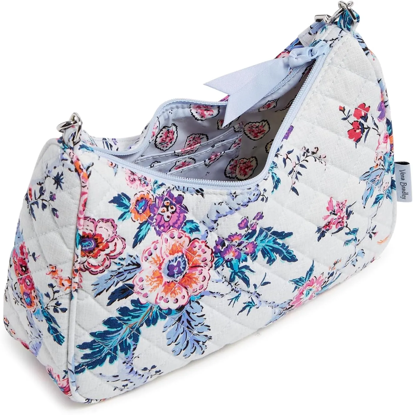 Vera Bradley Women's Cotton Frannie Mini Crescent Crossbody Purse