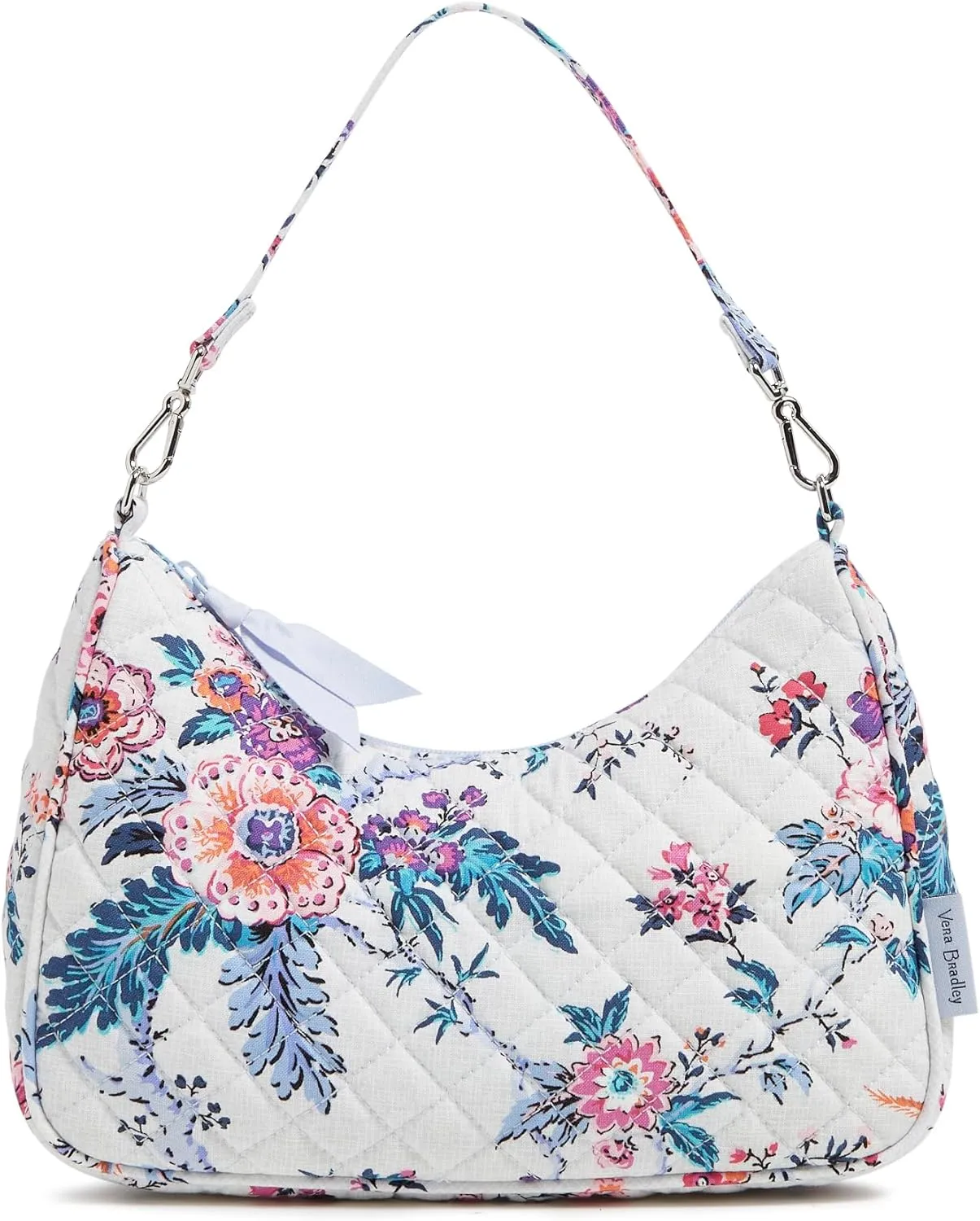 Vera Bradley Women's Cotton Frannie Mini Crescent Crossbody Purse