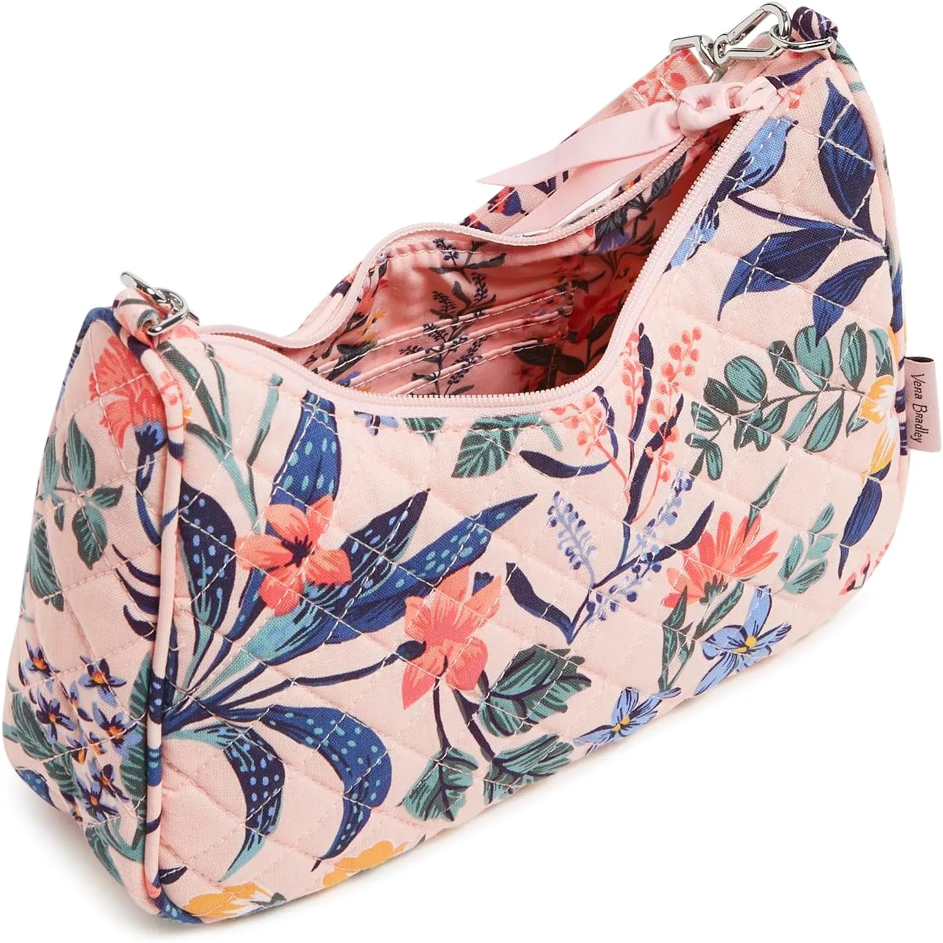 Vera Bradley Women's Cotton Frannie Mini Crescent Crossbody Purse