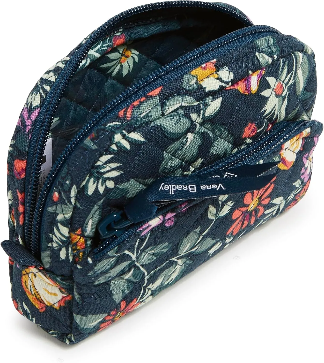 Vera Bradley Women's Cotton Mini Cosmetic Makeup Organizer Bag
