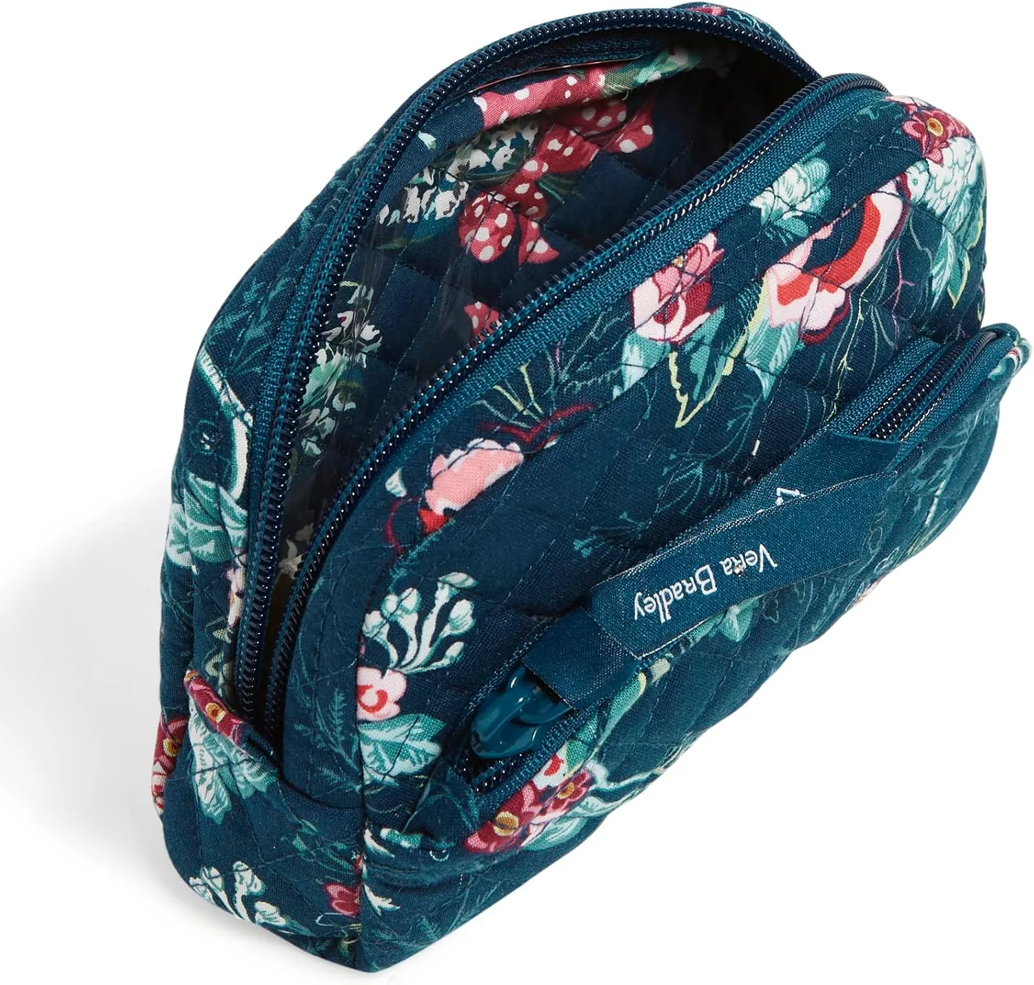 Vera Bradley Women's Cotton Mini Cosmetic Makeup Organizer Bag