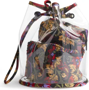 Vera Bradley Women's Premium Cotton 3 Pc. Cosmetic Set Makeup Bag