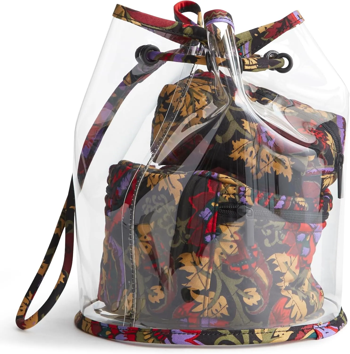 Vera Bradley Women's Premium Cotton 3 Pc. Cosmetic Set Makeup Bag