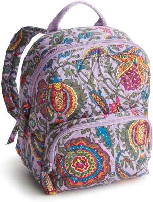 Vera Bradley Women's Premium Cotton Mini Banbury Backpack, Marrakesh, One Size