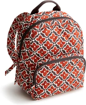 Vera Bradley Women's Premium Cotton Mini Banbury Backpack, Moorish, One Size