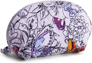 Vera Bradley Women's Premium Cotton Mini Dome Cosmetic