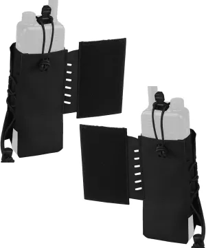 Versatile Mag Holder Radio Pouch with Hook and Loop Cummerbund Side Magazine Holster for Tactical Chest Rig Vest