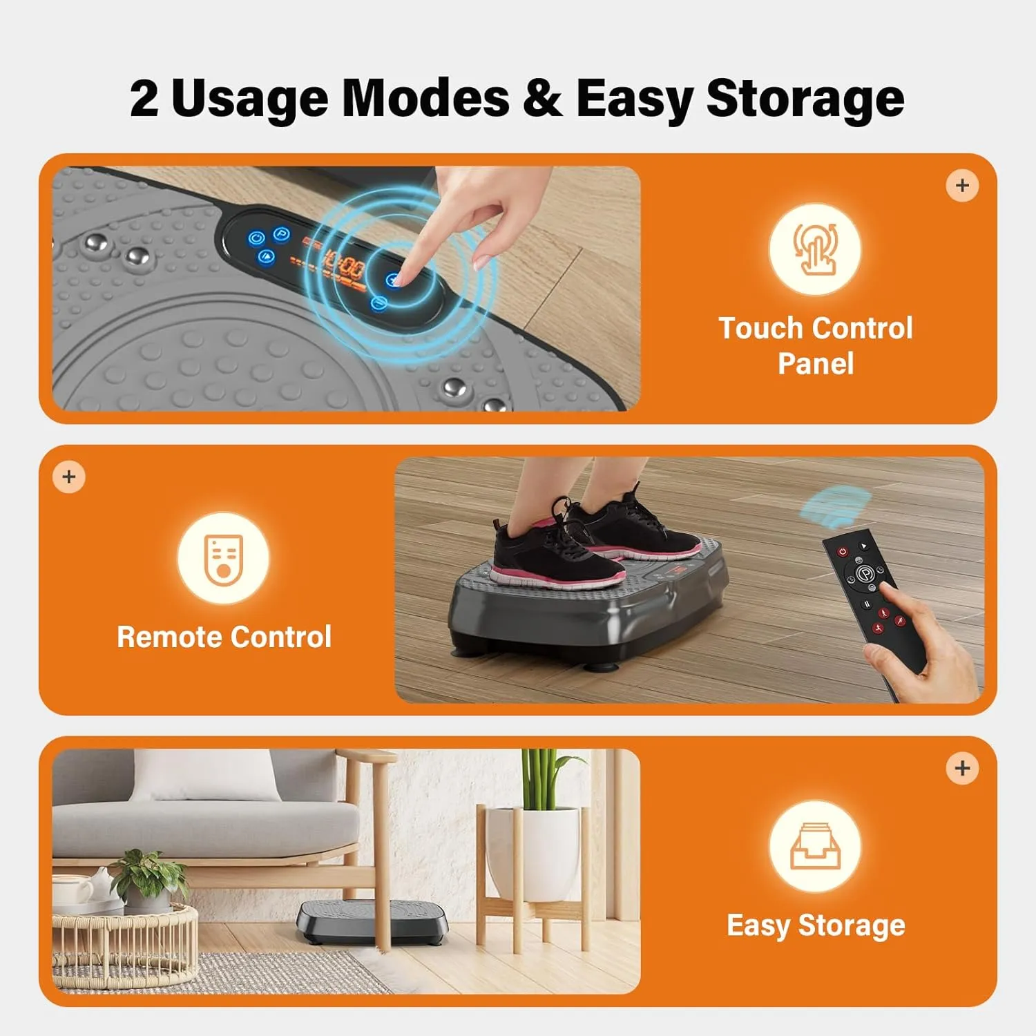 Vibration Plate Exercise Machine: TISSCARE Vibrating Plates for Weight Loss and Lymphatic Drainage, Whole Body Workout Sculpting Platform for Home Fitness Fat Burner for Women Men
