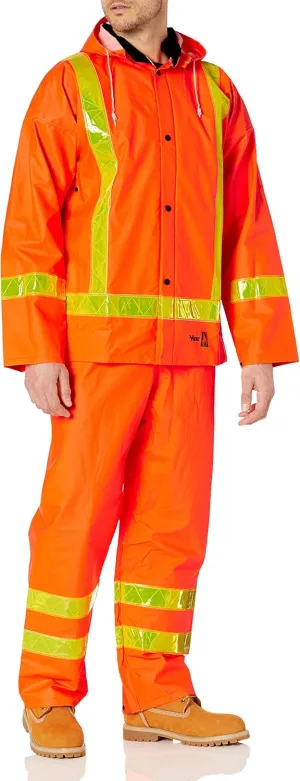 Viking Handyman Fire Retardant Suit - High Visibility Safety Jackets with Detachable Hood and Bib Overalls for Men